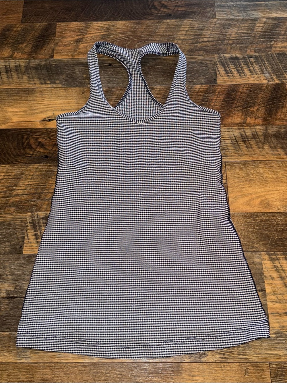 lululemon athletica Black and White Racerback Tank